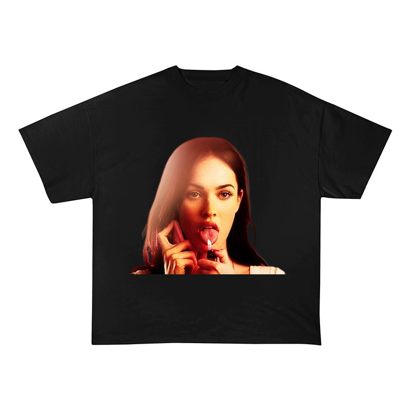 MEGAN FOX JENNIFER'S BODY OVERSIZED HEAVYWEIGHT COTTON TEE-60058
