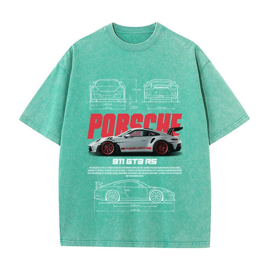 RDMCLOTHINGART tapestry hoodie 911 GT3 RS HEAVY COTTON TEES-9394