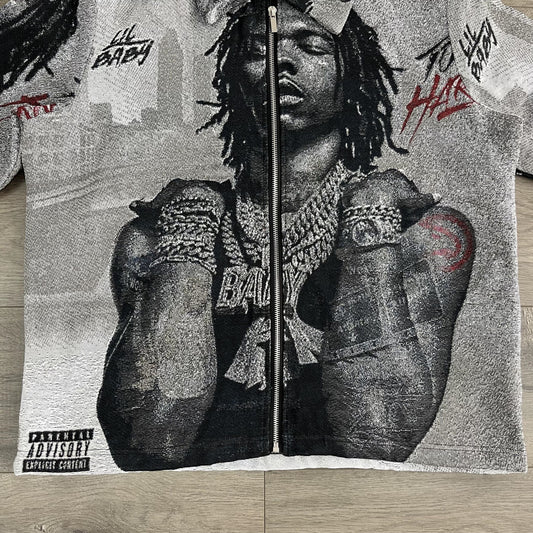 RDMCLOTHINGART tapestry hoodie BABY TAPESTRY TEE
