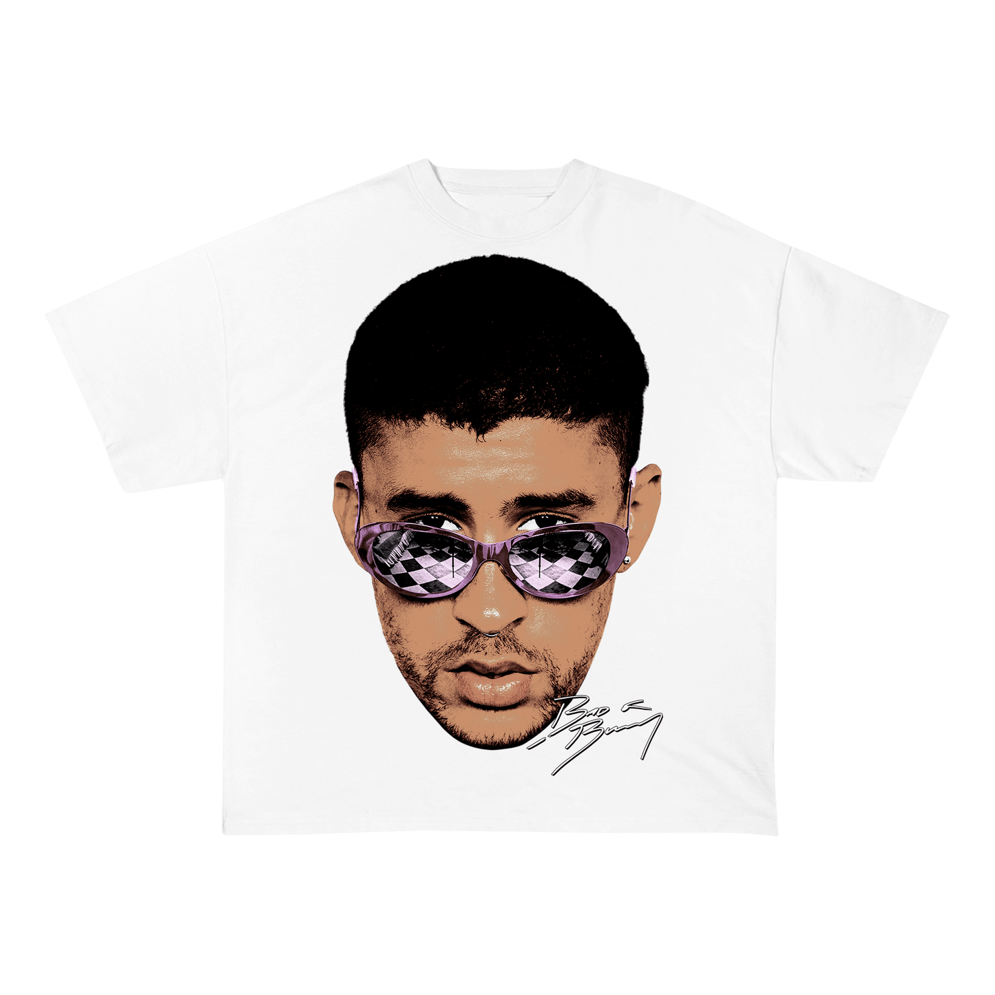 BADBUNNY HEAVY WEIGHT COTTON TEE-8016 - RDMCLOTHINGART