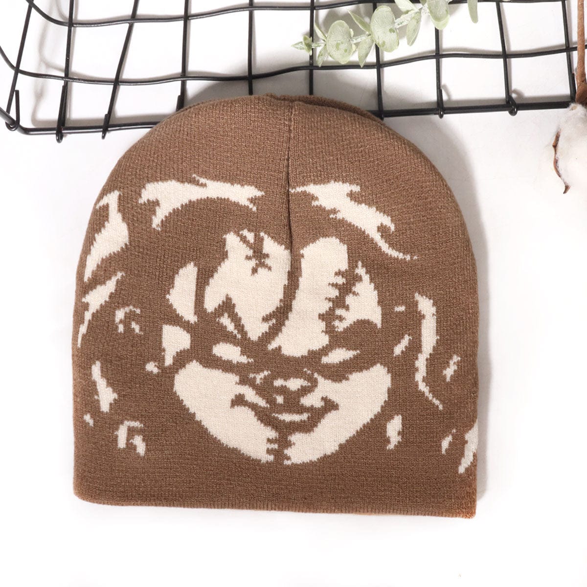 RDMCLOTHINGART tapestry hoodie BEANIE-2132
