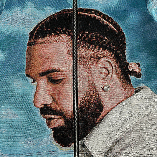 RDMCLOTHINGART tapestry hoodie BLUE DRAKE TAPESTRY TEE