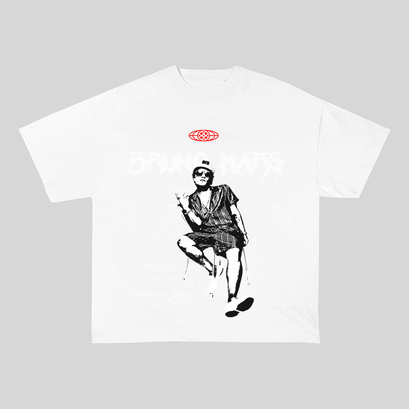 RDMCLOTHINGART tapestry hoodie BRUNO MARS HEAVY WEIGHT COTTON TEE-8874