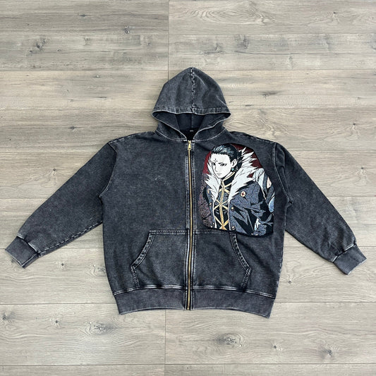 RDMCLOTHINGART tapestry hoodie CHROLLO TAPESTRY PATCH HOODIE-9237