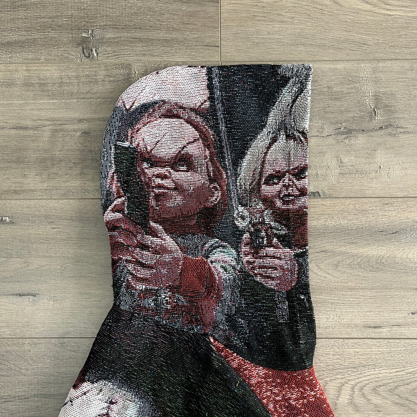 RDMCLOTHINGART tapestry hoodie CHUCKY TAPESTRY HOODIE