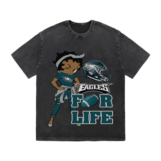 RDMCLOTHINGART tapestry hoodie EAGLES HEAVY WEIGHT COTTON TEE-8770