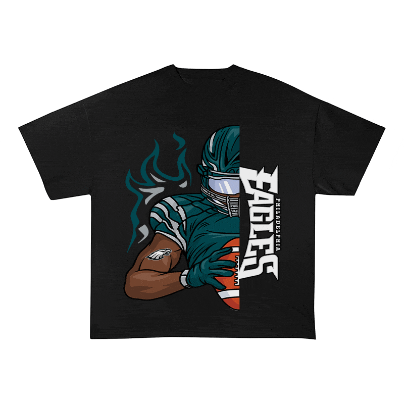 RDMCLOTHINGART tapestry hoodie EAGLES HEAVY WEIGHT COTTON TEE-8805