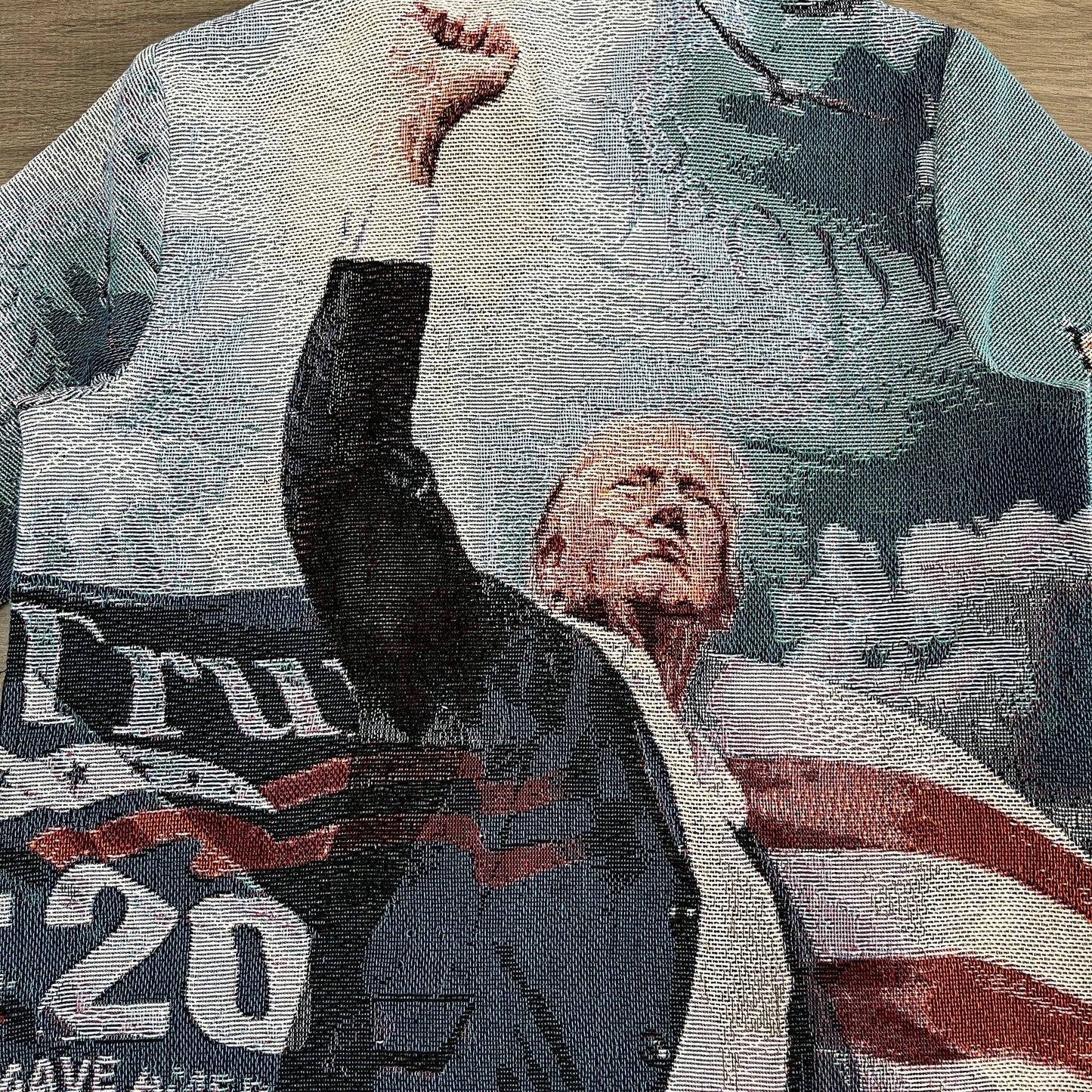 FIGHT US TAPESTRY JACKET - RDMCLOTHINGART