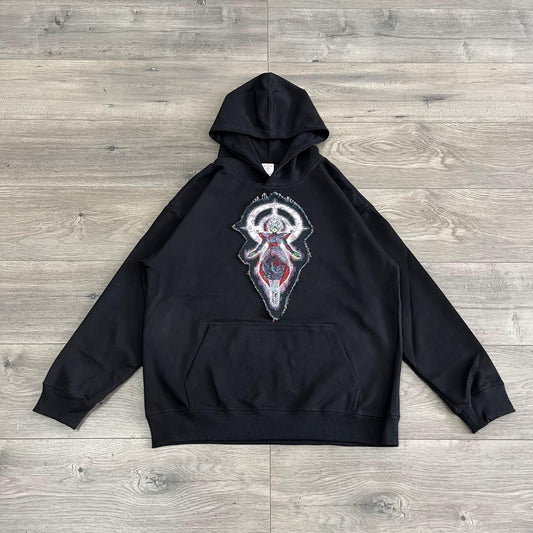 FUSED TAPESTRY PATCH HOODIE-9070 - RDMCLOTHINGART