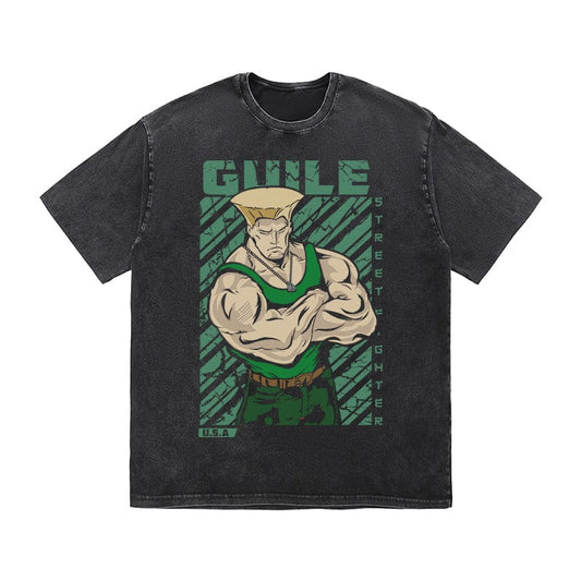 RDMCLOTHINGART tapestry hoodie GUILE HEAVY COTTON TEES-9426