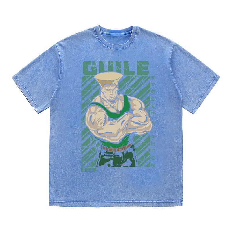 RDMCLOTHINGART tapestry hoodie GUILE HEAVY COTTON TEES-9426