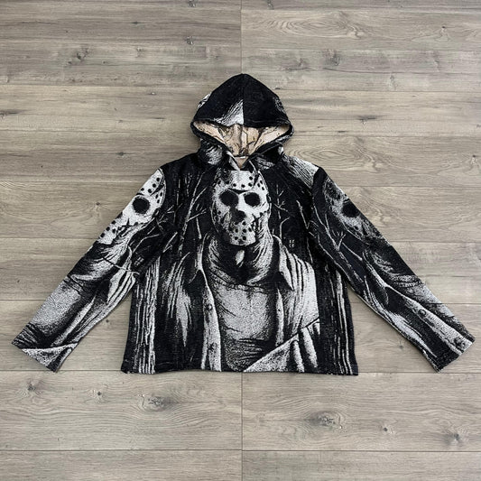 JASON V2 TAPESTRY HOODIE - RDMCLOTHINGART