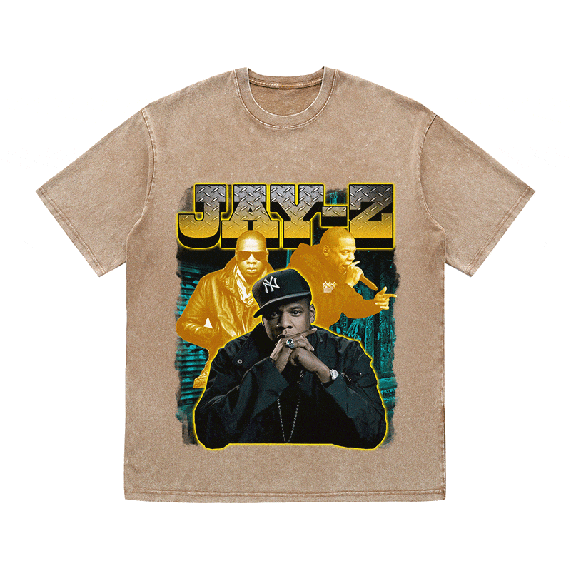 RDMCLOTHINGART tapestry hoodie JAYZ HEAVY WEIGHT COTTON TEE-9127