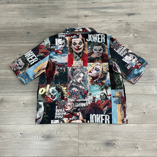 RDMCLOTHINGART tapestry hoodie JOKER&QUINN TAPESTRY TEE
