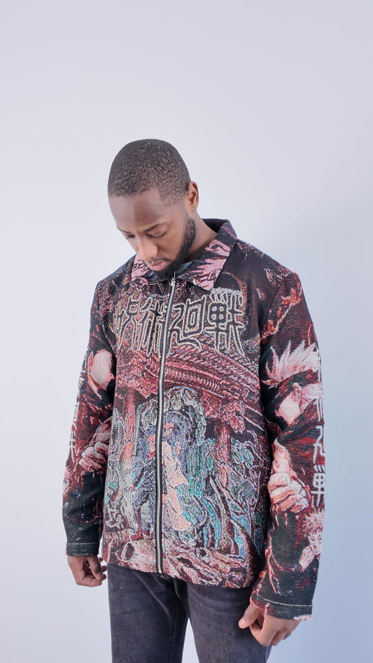 JUJUTSUKAISEN V2 TAPESTRY JACKET - RDMCLOTHINGART