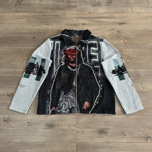 RDMCLOTHINGART tapestry hoodie KENDRICK TAPESTRY JACKET