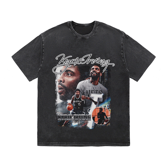 RDMCLOTHINGART tapestry hoodie KYRIE HEAVY WEIGHT COTTON TEE-9319