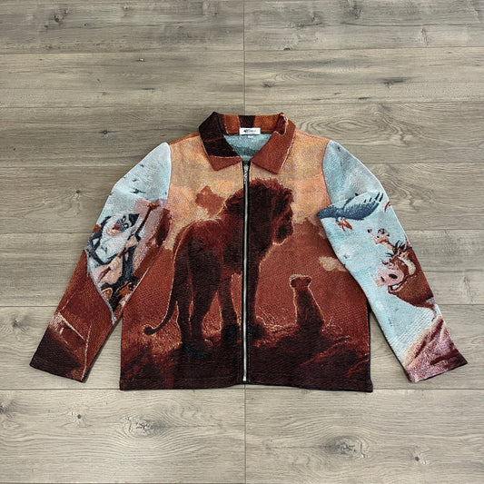 RDMCLOTHINGART tapestry hoodie LION KING TAPESTRY JACKET