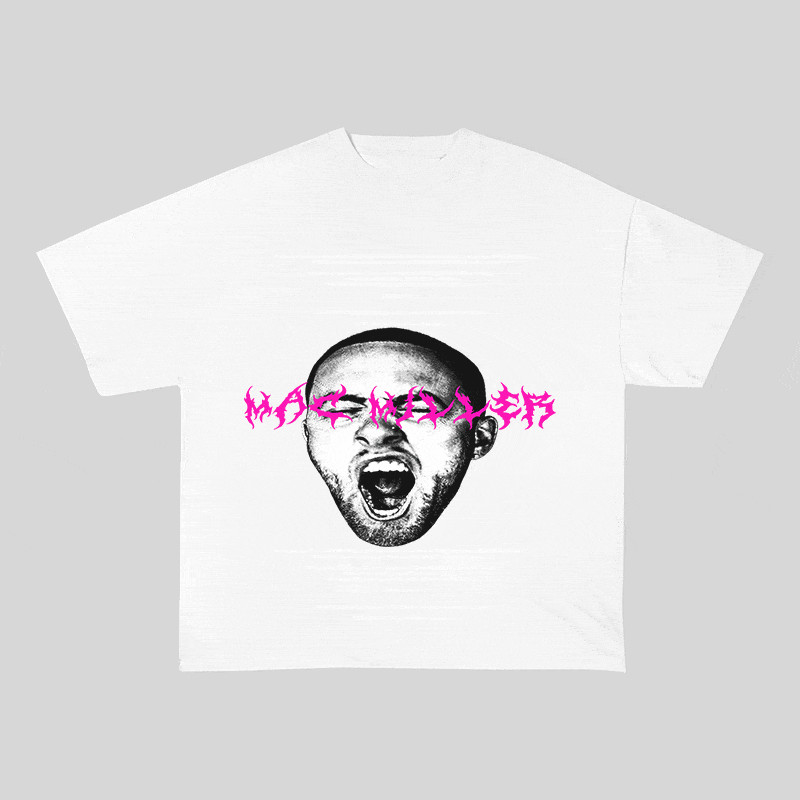 RDMCLOTHINGART tapestry hoodie MAC MILLER HEAVY WEIGHT COTTON TEE-8885