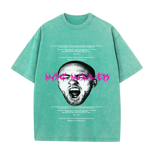 RDMCLOTHINGART tapestry hoodie MAC MILLER HEAVY WEIGHT COTTON TEE-8885