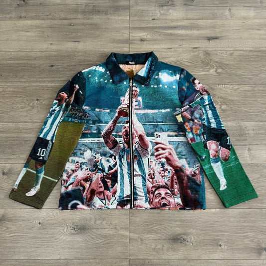 RDMCLOTHINGART tapestry hoodie MESSI TAPESTRY JACKET