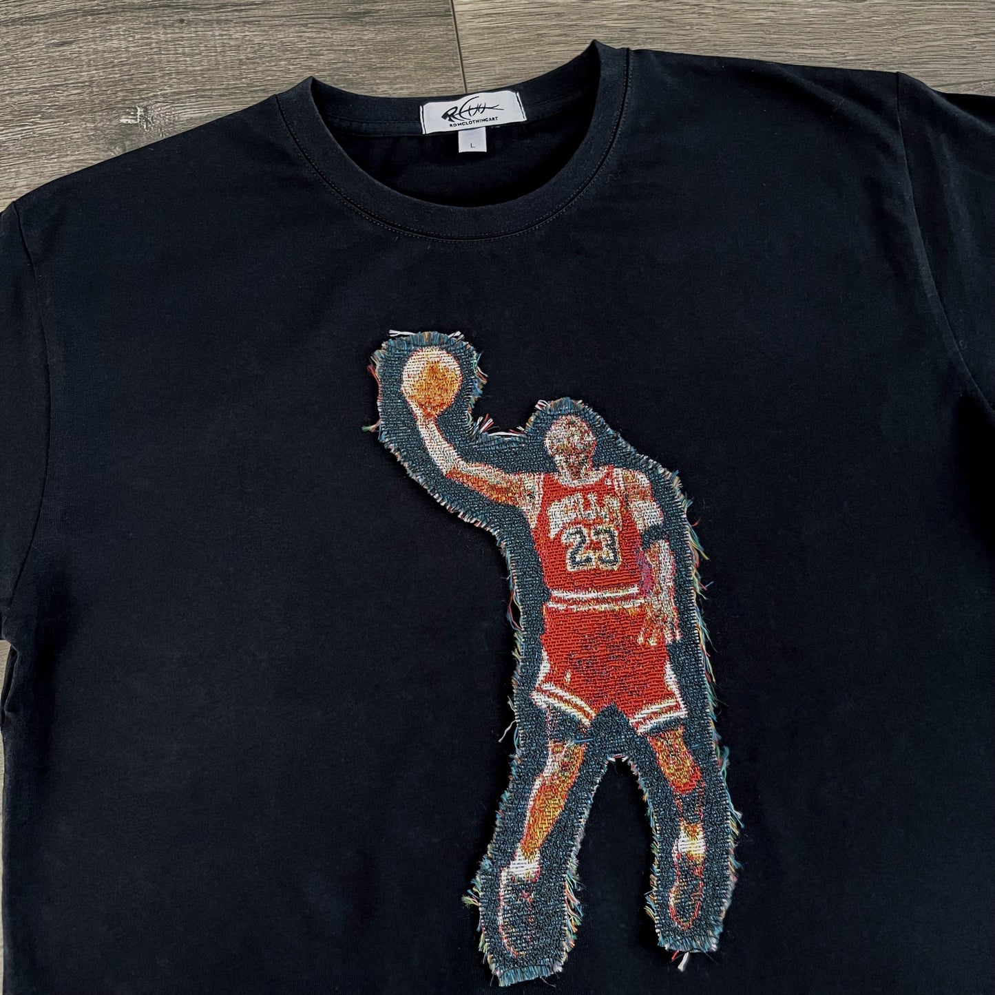 MJ DUNK HEAVY WEIGHT PATCH TEE-8119 - RDMCLOTHINGART