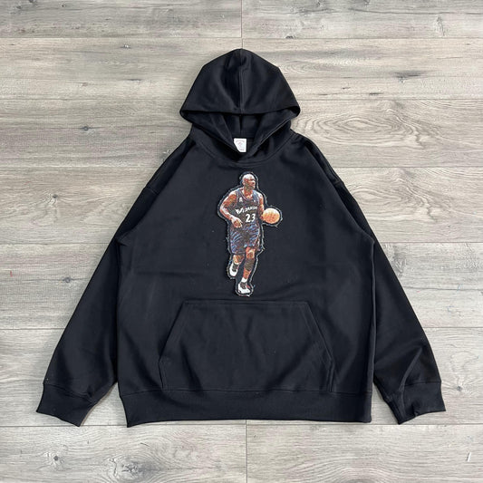 MJ WIZARDS TAPESTRY PATCH HOODIE-9021 - RDMCLOTHINGART