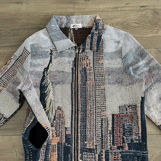 RDMCLOTHINGART tapestry hoodie NY CITY TAPESTRY JACKET