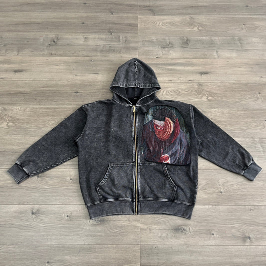 RDMCLOTHINGART tapestry hoodie OBITO TAPESTRY PATCH HOODIE-9249