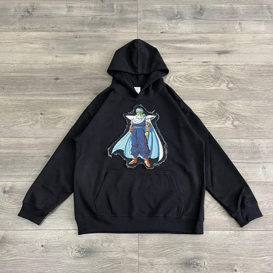PICCOLO TAPESTRY PATCH HOODIE-9081 - RDMCLOTHINGART