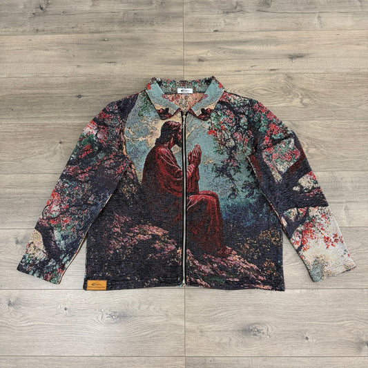 RDMCLOTHINGART tapestry hoodie SAVIOR IN THE SAKURA TAPESTRY JACKET