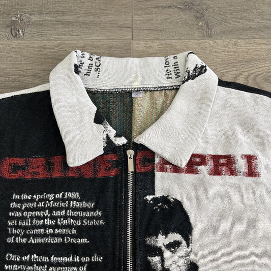 RDMCLOTHINGART tapestry hoodie SCRFACE TAPESTRY TEE