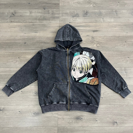 RDMCLOTHINGART tapestry hoodie SHALNARK TAPESTRY PATCH HOODIE-9235