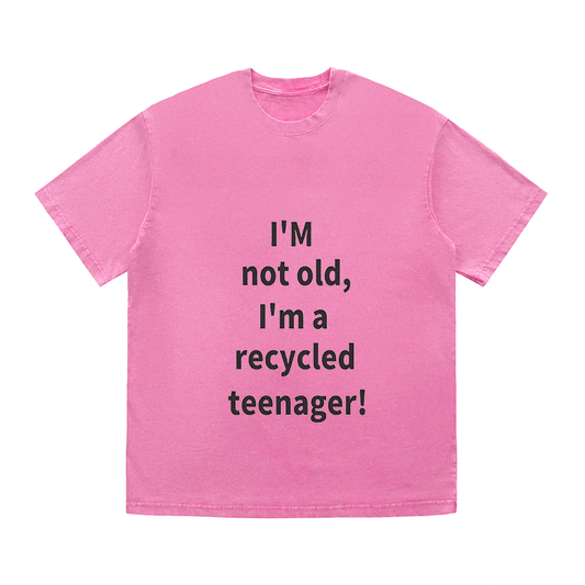 RDMCLOTHINGART tapestry hoodie SLOGAN HEAVY COTTON TEES-9502