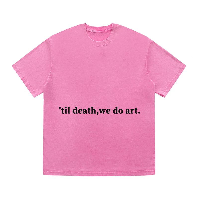 RDMCLOTHINGART tapestry hoodie SLOGAN HEAVY COTTON TEES-9521