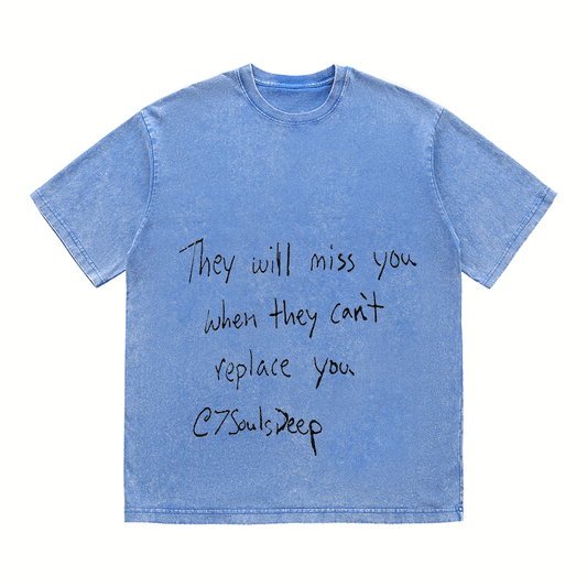 RDMCLOTHINGART tapestry hoodie SLOGAN HEAVY COTTON TEES-9717