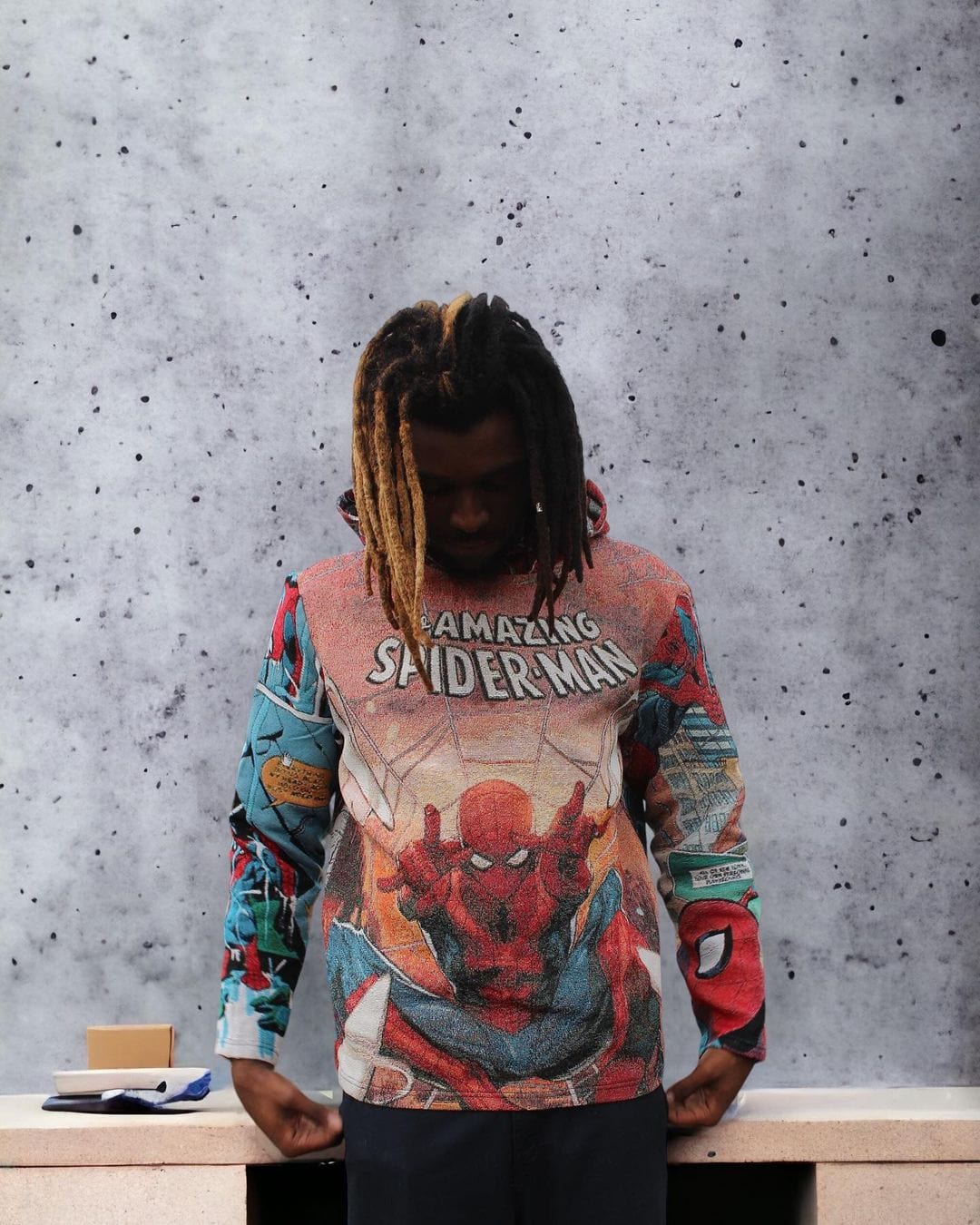 SPIDER TAPESTRY HOODIE - RDMCLOTHINGART