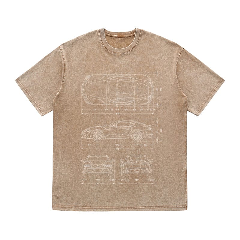 RDMCLOTHINGART tapestry hoodie SPORT CARS HEAVY COTTON TEES-9339