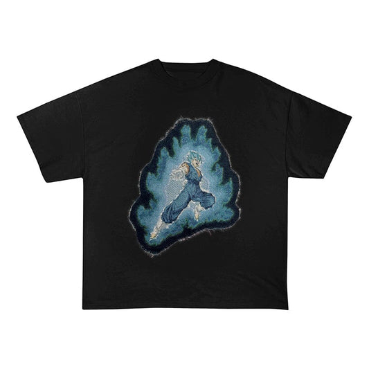 SuperSaiyanBlue HEAVY COTTON TEES-8148 - RDMCLOTHINGART