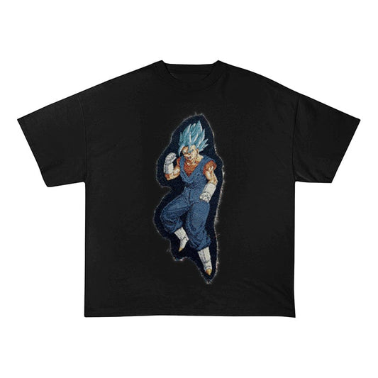 SuperSaiyanBlue HEAVY COTTON TEES-8160 - RDMCLOTHINGART