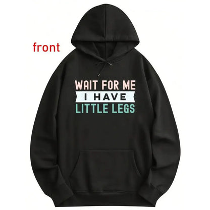 Funny Height Sarcasm Printed Hoodie Long Sleeve Outdoor Wear for Men & Women Soft Fabrics Pop Prints Flattering Cuts