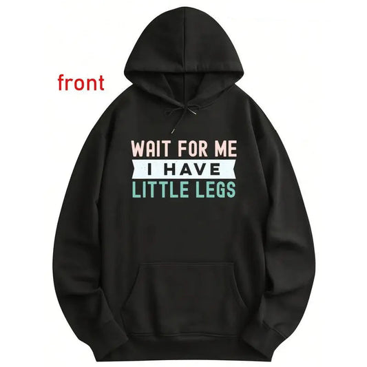 Funny Height Sarcasm Printed Hoodie Long Sleeve Outdoor Wear for Men & Women Soft Fabrics Pop Prints Flattering Cuts