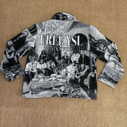 RDMCLOTHINGART L tapestry hoodie 9005
