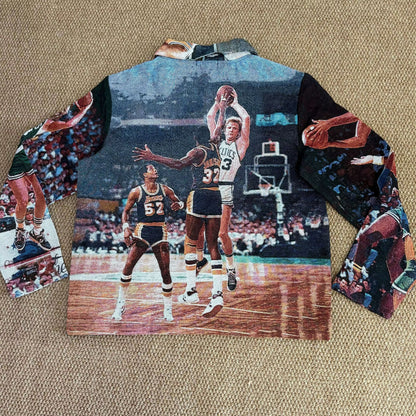 RDMCLOTHINGART L tapestry hoodie 9018