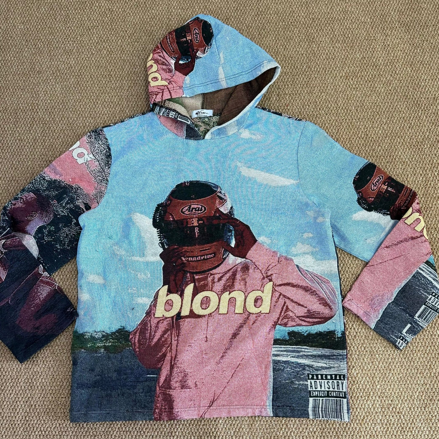 RDMCLOTHINGART L tapestry hoodie 9023