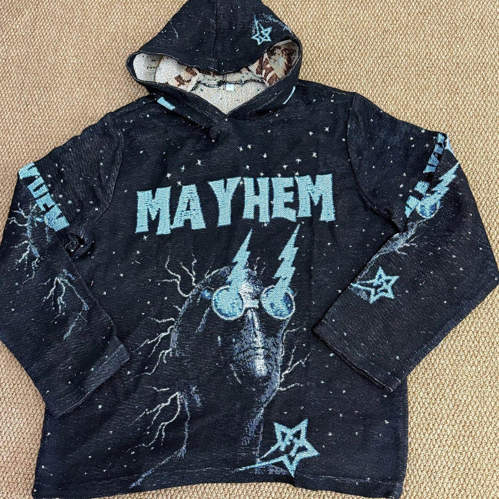 RDMCLOTHINGART L tapestry hoodie 9059