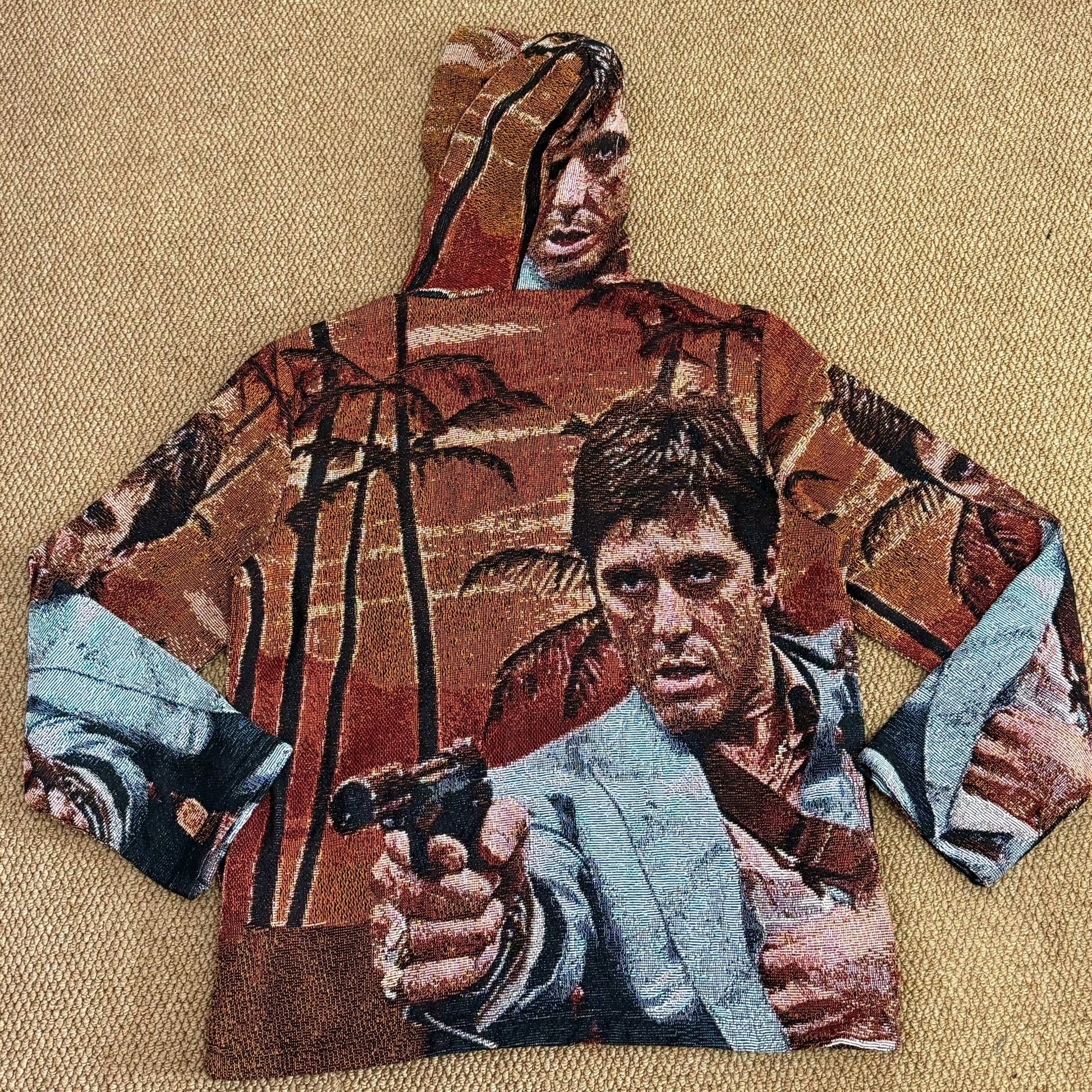 RDMCLOTHINGART L tapestry hoodie 9070