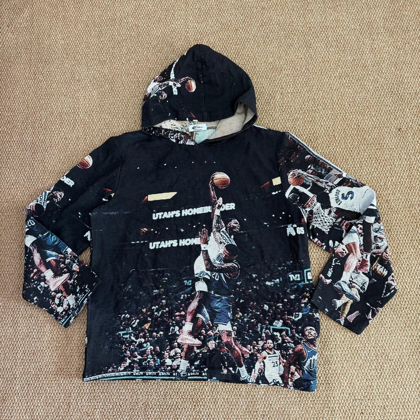 RDMCLOTHINGART L tapestry hoodie 9072
