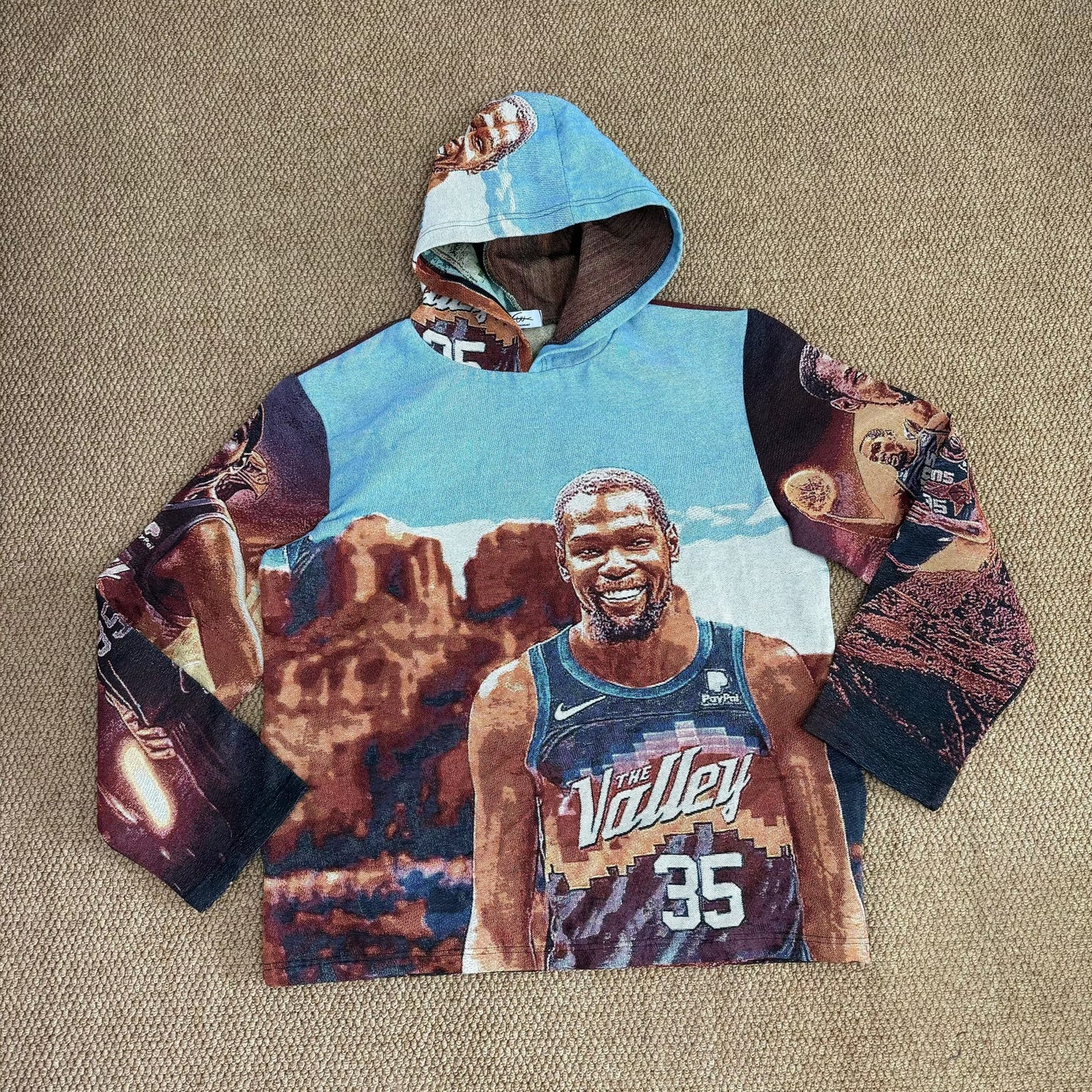 RDMCLOTHINGART L tapestry hoodie 9078