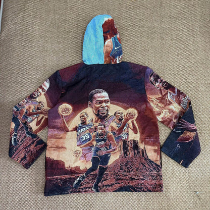 RDMCLOTHINGART L tapestry hoodie 9078